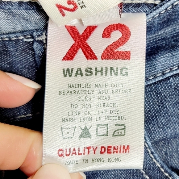 X2 Quality Denim Washing Wide Leg Women's Jeans - Picture 5 of 9